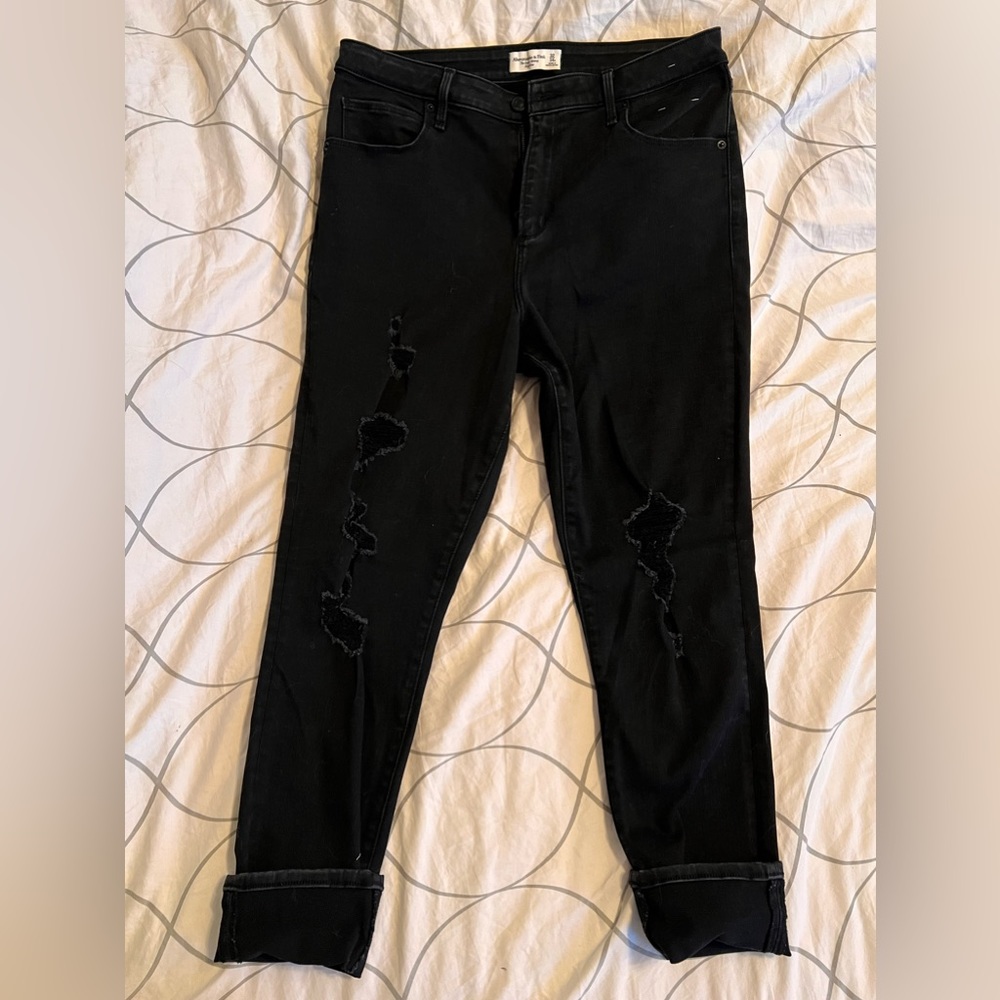 Abercrombie Ripped Jeans - Picture 2 of 4